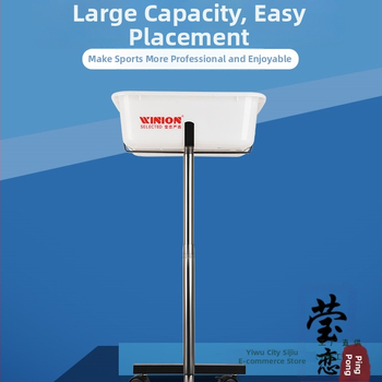 Prenosný zberač loptičiek pre stolný tenis so tréningovým stojanom a sieťou na loptičky — Model F97S69S85685HJ