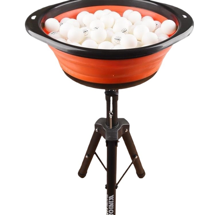 Φορητός συλλέκτης μπάλων επιτραπέζιας αντισφαίρισης με προπονητική βάση και δίχτυ για μπάλες — Μοντέλο F97S69S85685HJ