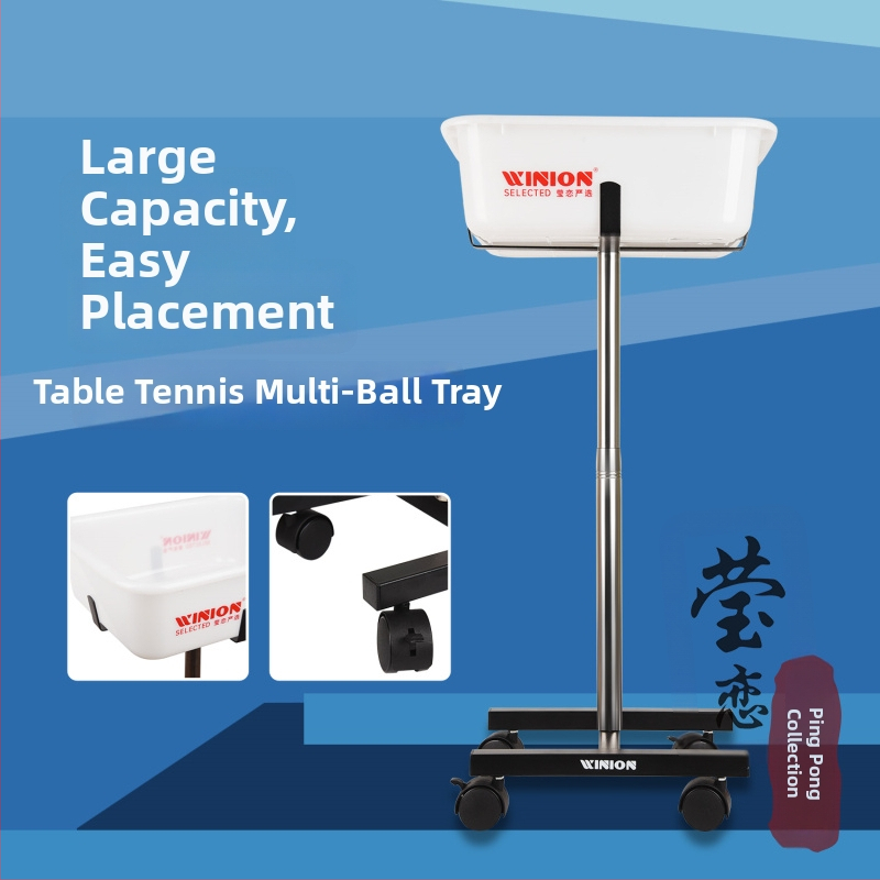 Prenosný zberač loptičiek pre stolný tenis so tréningovým stojanom a sieťou na loptičky — Model F97S69S85685HJ