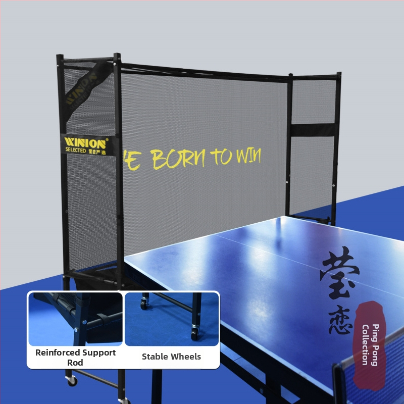 Prenosný zberač loptičiek pre stolný tenis so tréningovým stojanom a sieťou na loptičky — Model F97S69S85685HJ