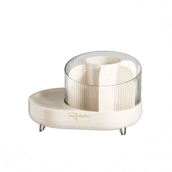 Десктоп кутия за козметика с отделения за четки и моливи, пластмасова, бренд Zuo Cheng, стил модерен минимализъм