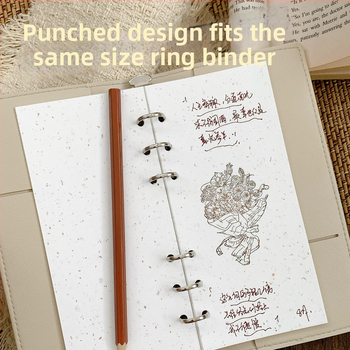 Sada vnútorných strán pre zošit s voľnými listami — špeciálny papier, výmena jadra, DIY poznámky