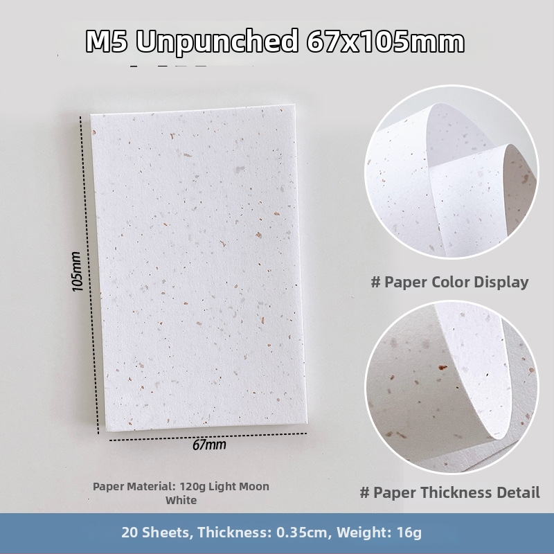 Sada vnútorných strán pre zošit s voľnými listami — špeciálny papier, výmena jadra, DIY poznámky