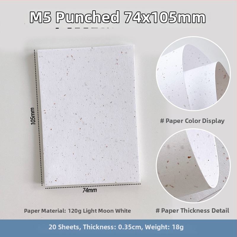 Sada vnútorných strán pre zošit s voľnými listami — špeciálny papier, výmena jadra, DIY poznámky