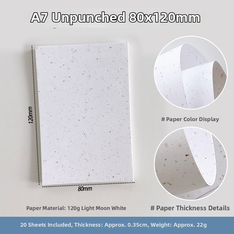 Sada vnútorných strán pre zošit s voľnými listami — špeciálny papier, výmena jadra, DIY poznámky