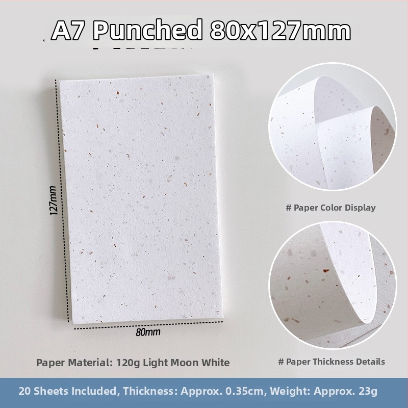 Sada vnútorných strán pre zošit s voľnými listami — špeciálny papier, výmena jadra, DIY poznámky