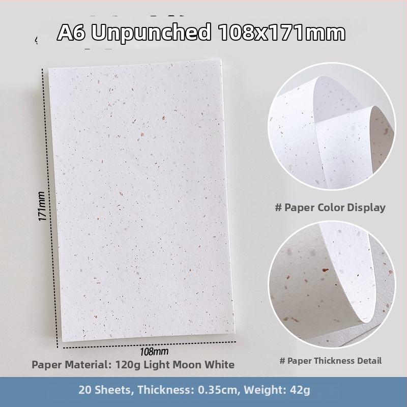 Sada vnútorných strán pre zošit s voľnými listami — špeciálny papier, výmena jadra, DIY poznámky