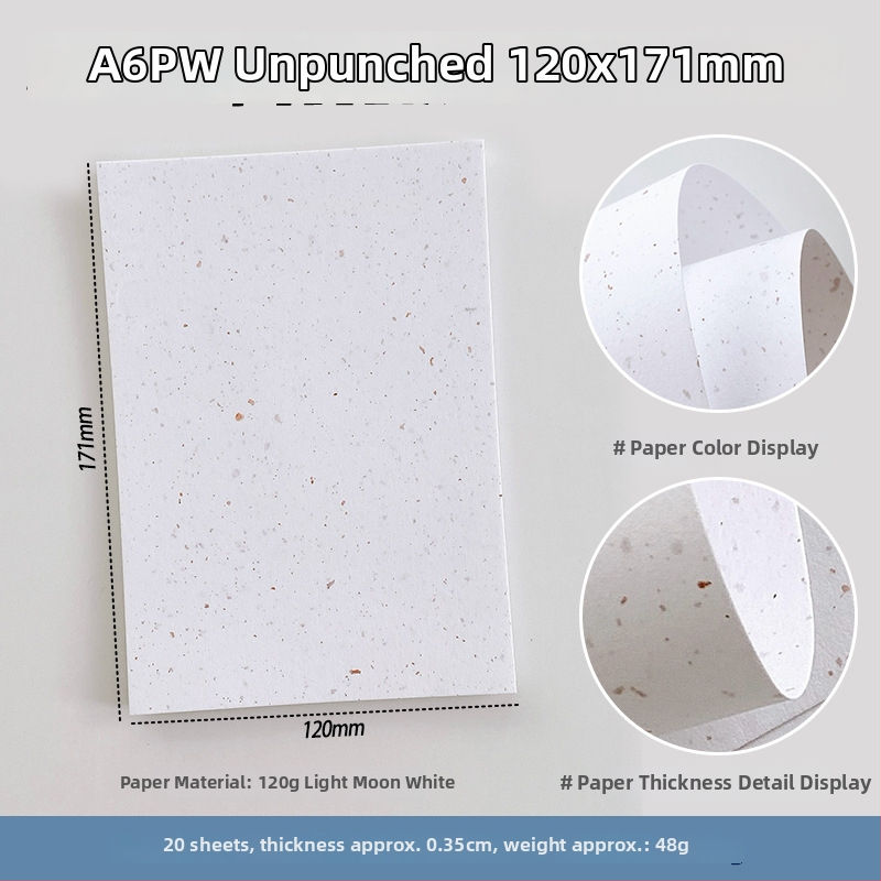 Sada vnútorných strán pre zošit s voľnými listami — špeciálny papier, výmena jadra, DIY poznámky