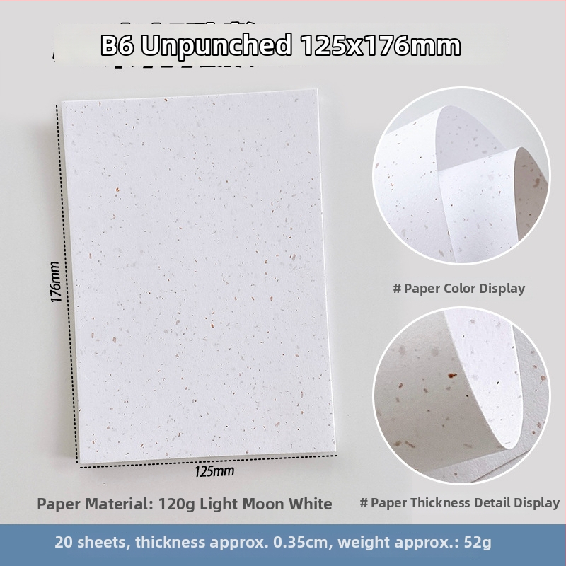 Sada vnútorných strán pre zošit s voľnými listami — špeciálny papier, výmena jadra, DIY poznámky