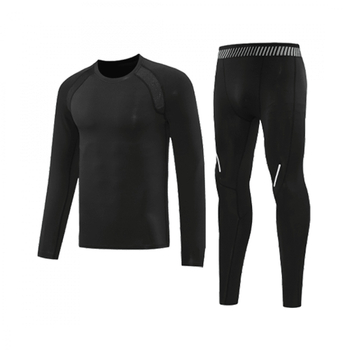 Комплект за баскетболни тренировки за възрастни – боди с дълъг ръкав, кръгла яка, бързосъхнещ, дишащ, четиристранно разтягане