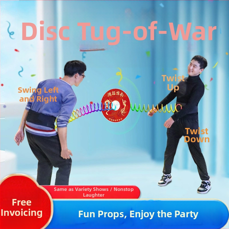 Plastični rekvizit za timski natjecanje povlačenjem konopa, bez logotipa, dar za festival