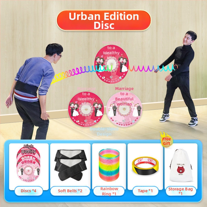 Plastični rekvizit za timski natjecanje povlačenjem konopa, bez logotipa, dar za festival