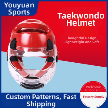 Boxerska kaciga s pjenom od pamuka, vertikalni dizajn, 0.35 kg, namijenjena borilačkim vještinama, samoobrani i zaštitnoj sportnoj opremi