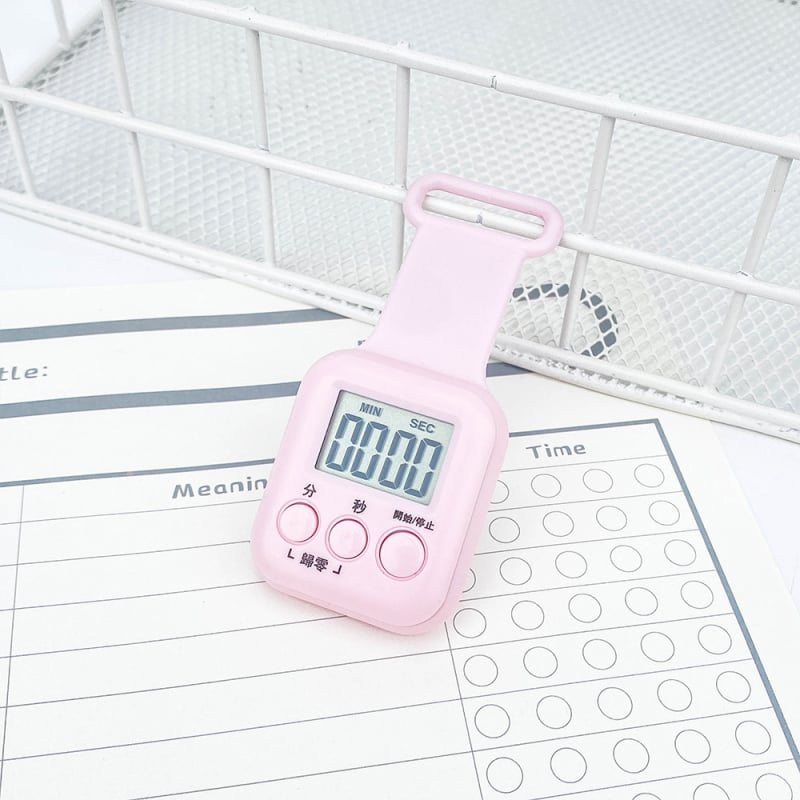 Καρτούν ψηφιακό μίνι χρονόμετρο με ABS περίβλημα, ηλεκτρονική κίνηση, ψηφιακή οθόνη, τετράγωνος σχεδιασμός, τροφοδοσία με μπαταρία