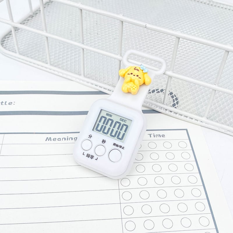 Καρτούν ψηφιακό μίνι χρονόμετρο με ABS περίβλημα, ηλεκτρονική κίνηση, ψηφιακή οθόνη, τετράγωνος σχεδιασμός, τροφοδοσία με μπαταρία