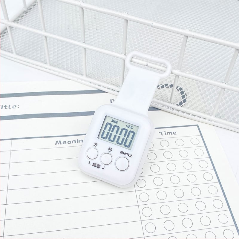 Καρτούν ψηφιακό μίνι χρονόμετρο με ABS περίβλημα, ηλεκτρονική κίνηση, ψηφιακή οθόνη, τετράγωνος σχεδιασμός, τροφοδοσία με μπαταρία