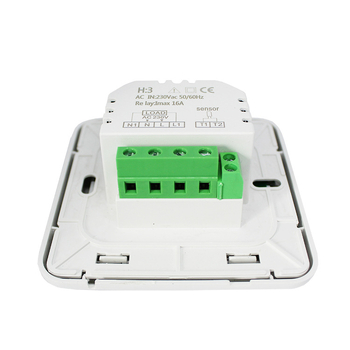 Leafy elektromos fűtés hőmérséklet-szabályozó padlófűtéshez, beépített telepítés, 220V, hőmérsékletmérés