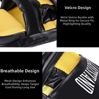 Klasična ručna meta za boksački trening — PU materijal, vertikalni stil, 0,2 kg, par