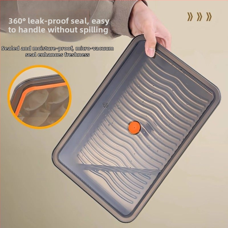 316 rozsdamentes acél gombócfagyasztó doboz, élelmiszer-minőség, gyorsfagyasztás, hűtőben tárolható