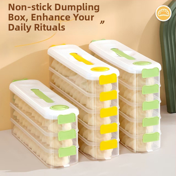 Dumplings tároló doboz – műanyag, könnyed luxus stílus ZX5774