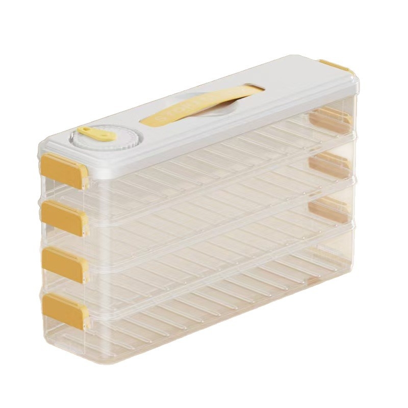 Dumplings tároló doboz – műanyag, könnyed luxus stílus ZX5774