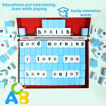 Mini Mahjong pločice s engleskim slovima i riječima, Pinyin izdanje za razvoj djetetove misli