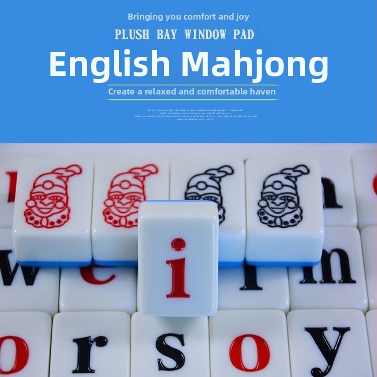 Mini Mahjong pločice s engleskim slovima i riječima, Pinyin izdanje za razvoj djetetove misli