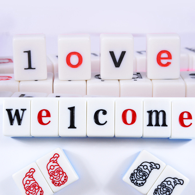 Mini Mahjong pločice s engleskim slovima i riječima, Pinyin izdanje za razvoj djetetove misli