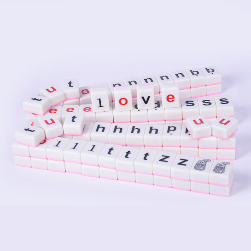 Mini Mahjong pločice s engleskim slovima i riječima, Pinyin izdanje za razvoj djetetove misli