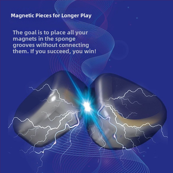 Magnetna šahovska slagalica igra za djecu – interaktivna stolna igra za logičko razmišljanje, magnetski kamen, prilagodljiva, uzrast 4–14