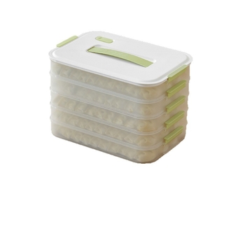 Gombóc-doboz otthoni használatra, egyszerű stílus, élelmiszer-minőségű műanyag, engedélyezett magánmárka