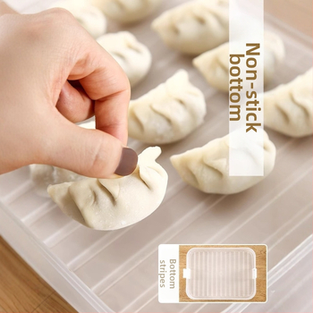 Viacvrstvová krabička na potraviny do chladničky a mrazničky, plast vhodný pre potraviny, škandinávsky štýl