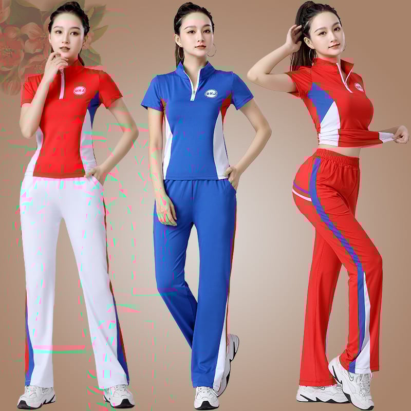 Γυναικείο κοστούμι χορού για τετράγωνο χορό, κοντομάνικο, ύφασμα γαλακτοσίλκ, 90% πολυεστέρας, για καλοκαίρι