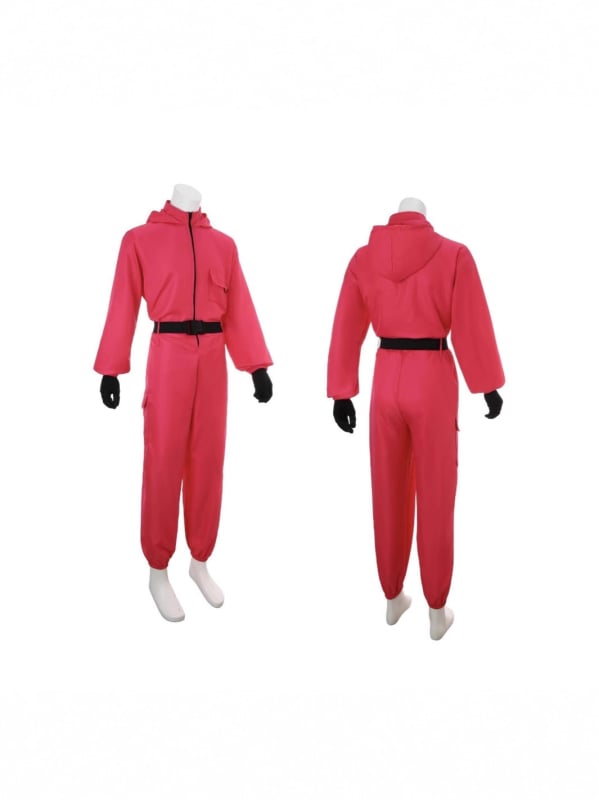 Unisex cosplay jumpsuit za Halloween, kostim za fotografiju/izvedbu, poliester 95%+, mekano obrađen materijal, korejski stil, ljeto 2025