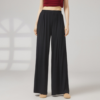 Μοντέρνα χορευτικά παντελόνια – χαλαρή φαρδιά γραμμή, Modal ύφασμα, επένδυση Modal, βισκόζη 92,2%