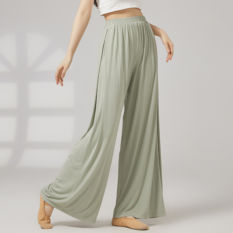 Μοντέρνα χορευτικά παντελόνια – χαλαρή φαρδιά γραμμή, Modal ύφασμα, επένδυση Modal, βισκόζη 92,2%