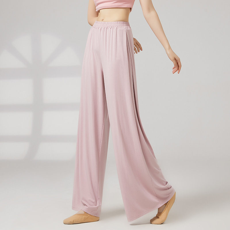 Μοντέρνα χορευτικά παντελόνια – χαλαρή φαρδιά γραμμή, Modal ύφασμα, επένδυση Modal, βισκόζη 92,2%