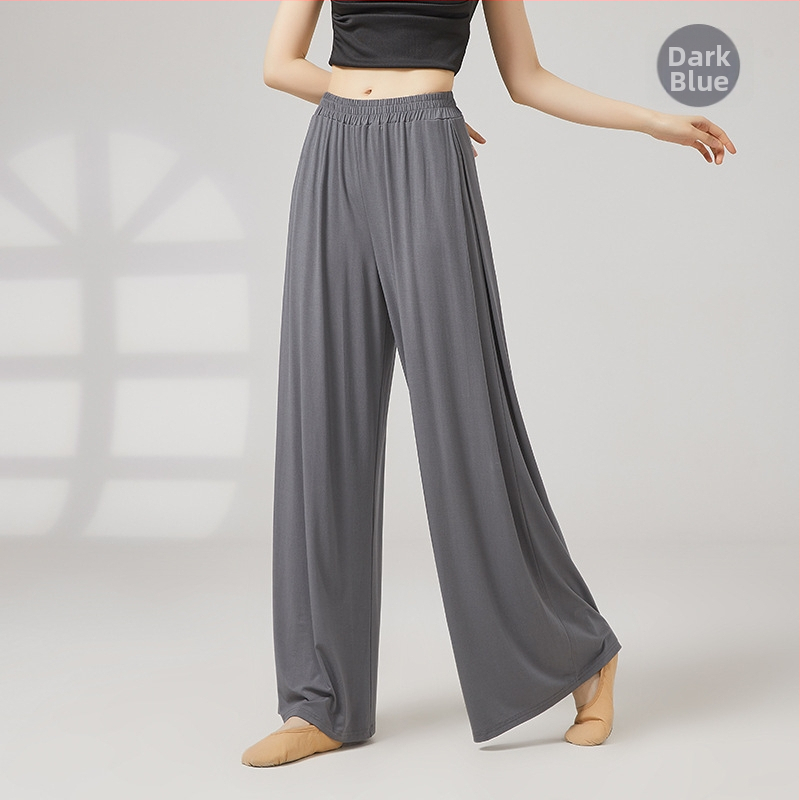 Μοντέρνα χορευτικά παντελόνια – χαλαρή φαρδιά γραμμή, Modal ύφασμα, επένδυση Modal, βισκόζη 92,2%