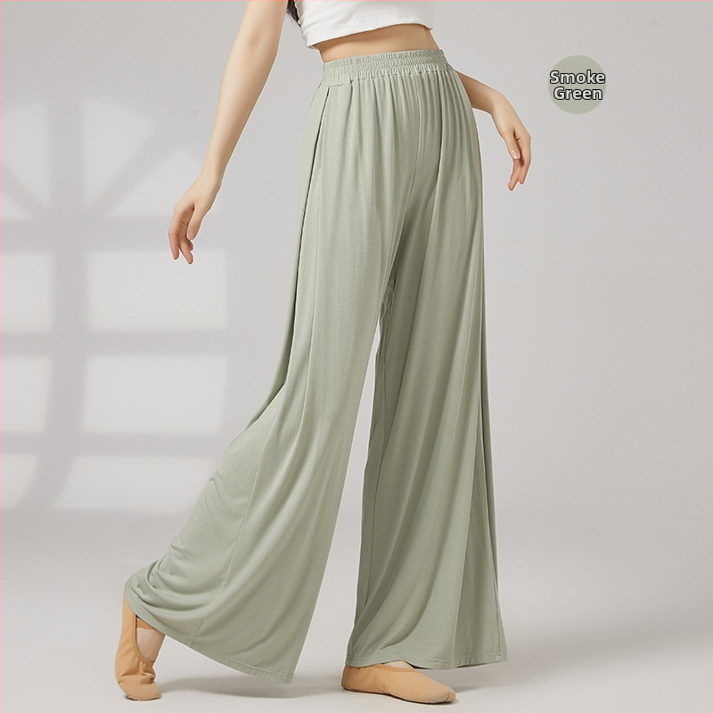 Μοντέρνα χορευτικά παντελόνια – χαλαρή φαρδιά γραμμή, Modal ύφασμα, επένδυση Modal, βισκόζη 92,2%