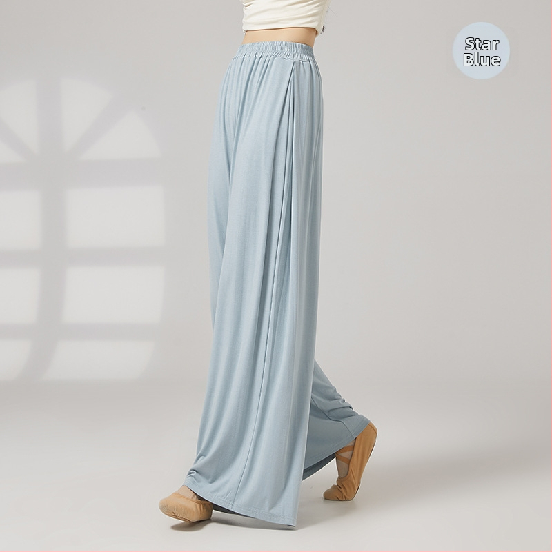 Μοντέρνα χορευτικά παντελόνια – χαλαρή φαρδιά γραμμή, Modal ύφασμα, επένδυση Modal, βισκόζη 92,2%