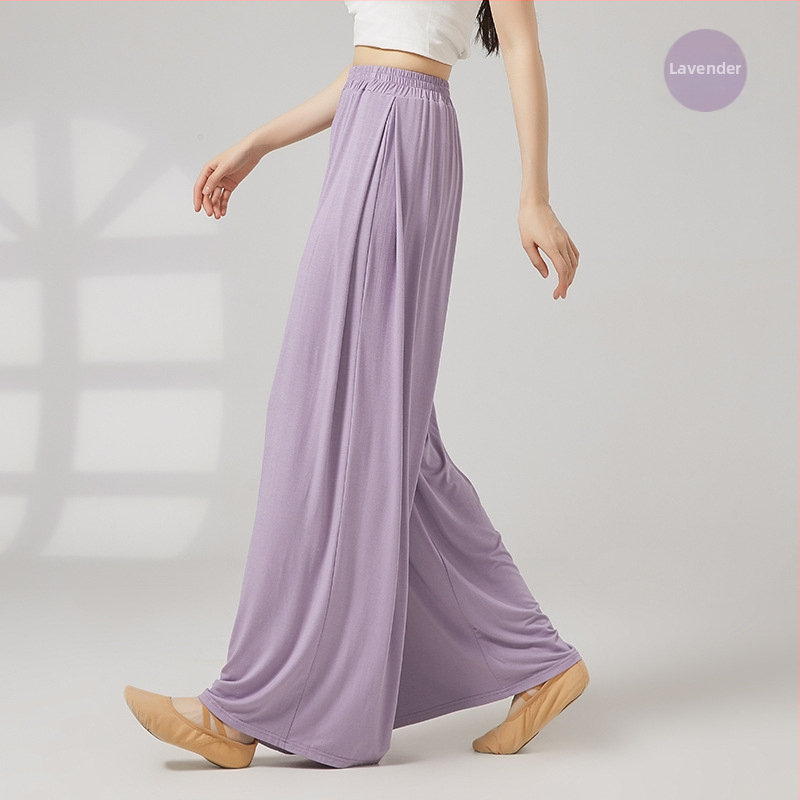 Μοντέρνα χορευτικά παντελόνια – χαλαρή φαρδιά γραμμή, Modal ύφασμα, επένδυση Modal, βισκόζη 92,2%