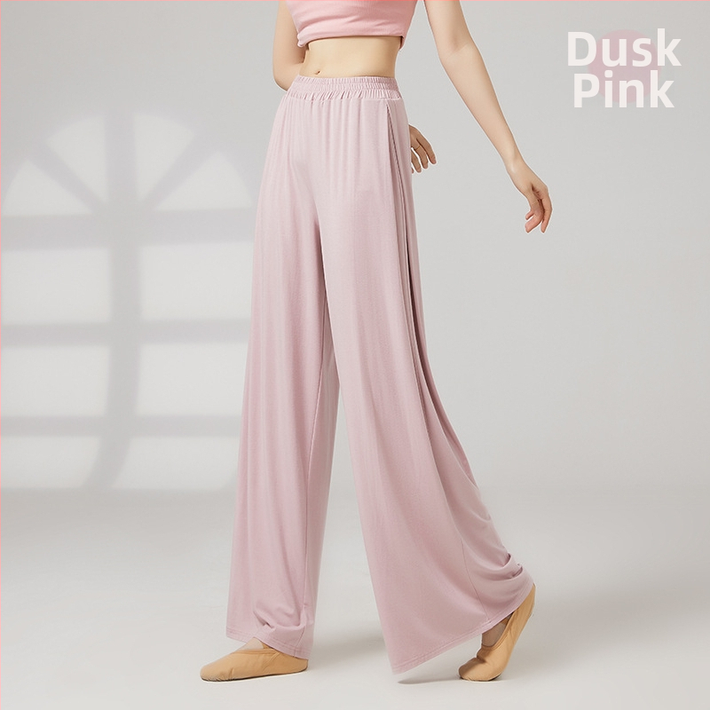Μοντέρνα χορευτικά παντελόνια – χαλαρή φαρδιά γραμμή, Modal ύφασμα, επένδυση Modal, βισκόζη 92,2%