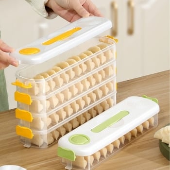 Πολυεπίπεδη θήκη αποθήκευσης κατάψυξης – πλαστικό, 6688, μοντέρνο μινιμαλιστικό στυλ