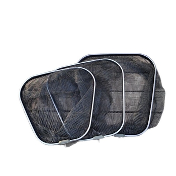 Cap de plasă din aliaj de aluminiu, retractabil, cu tijă telescopică și plasă cu ochiuri groase