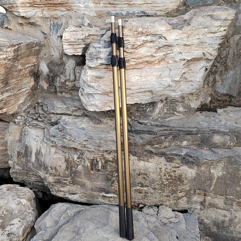 Cap de plasă din aliaj de aluminiu, retractabil, cu tijă telescopică și plasă cu ochiuri groase