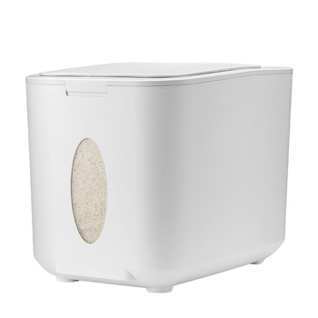 Δοχείο αποθήκευσης ρυζιού και κόκκων, προσαρμοσμένο, με σφραγιζόμενο καπάκι κατά της υγρασίας και των εντόμων, με διαχωριστή, χωρητικότητας άνω των 10 λίτρων