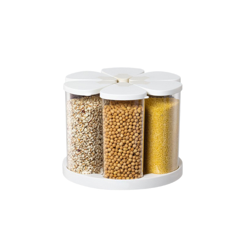 Kutija za hranu, plastika, 3.1–4 L, okrugli oblik, moderni minimalistički stil