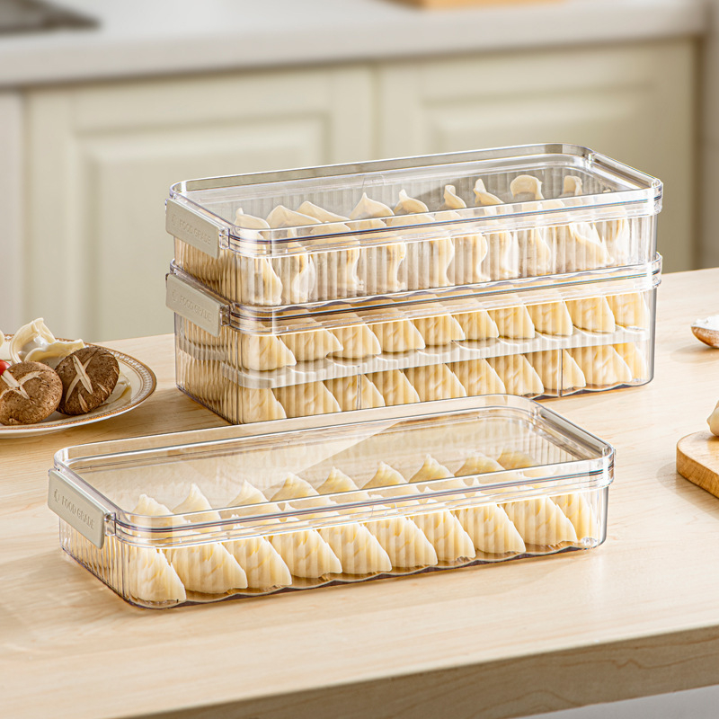 Κουτί αποθήκευσης νταμπλίνγκ – Πλαστικό, απλός και μοντέρνος σχεδιασμός, φορητό; Διαθέσιμη προσαρμογή; Εκτύπωση λογοτύπου διαθέσιμη