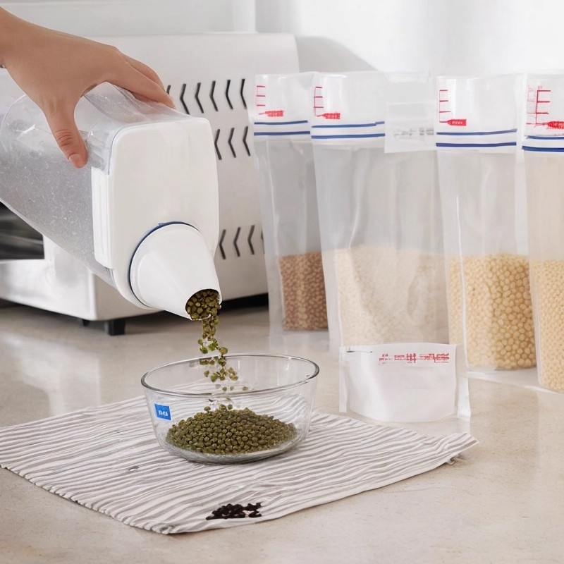 Κουτί αποθήκευσης ρυζιού – σφραγισμένο πλαστικό (PP), χωρητικότητα κάτω των 4 L, μοντέρνος μινιμαλιστικός σχεδιασμός