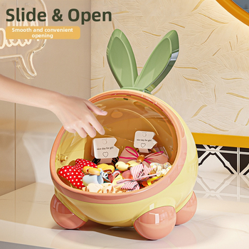 Hajgumi tároló doboz – aranyos stílus, hajgumik, hajcsatok és ékszerek rendezője a sminkasztalon; Anyag: Más; Márka: Nincs privát márka